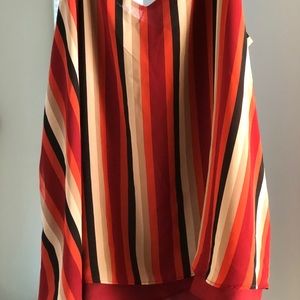 Multicolored stripped Swing Cami from Torrid